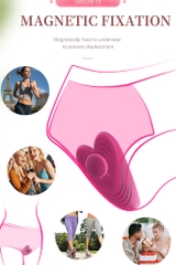 SMT2813 - Máy rung âm vật bông hoa hồng có hình trái tim sạc điện