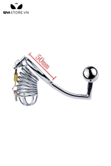 SMT654 - Khóa dương vật inox cao cấp 3 kích cỡ thiết kế dạng móc