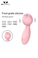 SMT2370 - Máy rung hình bông hoa hồng có lưỡi liếm có 7 tần số