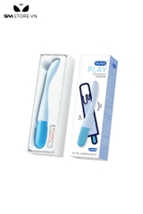 SMT573 - Máy rung massage kích thích điểm G màu xanh dài 128mm
