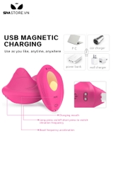 SMT1203 - Máy rung âm vật 9 tần số và 3 chế độ hút điều khiển từ xa
