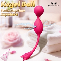 SMT2455 - Bóng tập kegel silicon có 12 chế độ rung kèm sốc điện