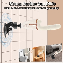 SMT2736 - Máy làm tình cầm tay có đế để tường rung hút 10 tần số