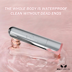 SMT1662 - Trứng rung mini silicon sạc điện có 10 tần số dài 10cm