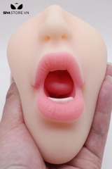SMT480 - Âm đạo giả mix miệng có răng chất liệu silicon dài 17cm