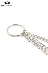 SMT284 - Kẹp âm vật núm vú thiết kế 3 đầu bằng kim loại dài 21.5cm