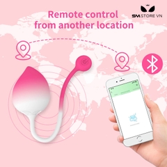 SMT2009 - Trứng rung điều khiển qua APP hình nụ hoa bằng silicon