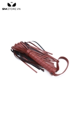 SMT254 - Roi tình yêu flogger bằng da màu đỏ đô dài 52cm