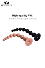 SMT2960 - Anal bead silicon mềm dẻo dính tường dài 25 và 36cm