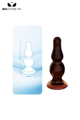 SMT1782 - Đồ chơi hậu môn anal bead silicon trong suốt có 3 kiểu