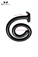 SMT916 - Dây plug silicon đầu búa dài 1m màu đen có độ dẻo cao