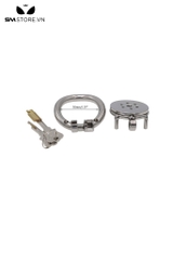SMT166 - Khóa trinh tiết nam inox dạng lồng lỗ tròn với 3 size