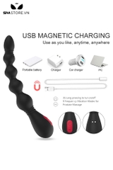 SMT1472 - Que rung hậu môn chất liệu silicon mềm dẻo dài 21cm