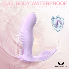 SMT2355 - Máy rung đầu dương vật có lưỡi liếm điều khiển xa sạc điện