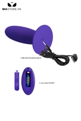 SMT2534 - Máy rung hậu môn silicon Pretty Love sạc điện dài 11cm
