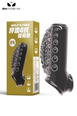 SMT517 - Bao cao su đôn dên mai rùa nhiều gai silicon dài 11.5 cm