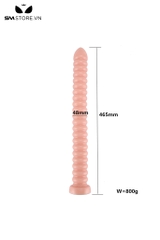 SMT689 - Đồ chơi hậu môn siêu dài 46.5cm silicon mềm dẻo