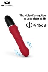 SMT2781 - Máy rung đầu dương vật silicon sạc điện có 10 chế độ