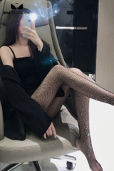 SMP125 - Quần tất lưới nhỏ đính hạt ngọc cực sexy gợi cảm