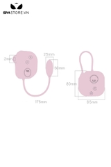 SMT825 - Trứng rung silicon ngụy trang airpod với 3 chế độ hút
