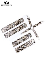 SMT1595 - Combo đồ chơi SM 8 món làm bằng giả da PU họa tiết da báo