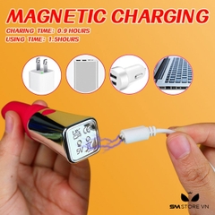 SMT1319 - Trứng rung thỏi son môi silicon dài 13cm có 10 tần số