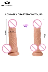 SMT2870 - Dương vật giả điều khiển từ xa rung 20 chế độ dài 21cm