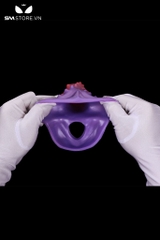 SMT2436 - Dương vật giả silicon rỗng ruột có gai đeo bìu và 3 size