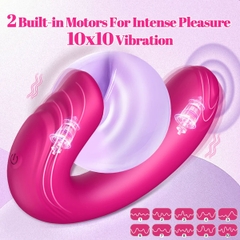 SMT2267 - Máy rung 2 đầu có 10 chế độ sạc điện điều khiển qua APP