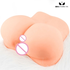 SMT2525 - Mông giả nguyên khối silicon có lỗ âm đạo và hậu môn
