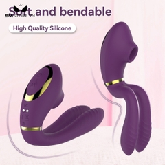 SMT1129 - Máy rung silicon massage âm vật và núm vú điều khiển qua APP