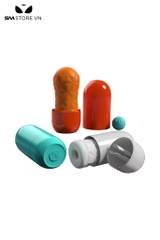 SMT303 - Cốc thủ dâm silicon mềm Pretty Love có bi lăn dài 150mm