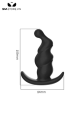 SMT1357 - Butt plug cắm hậu môn silicon mềm dẻo có 3 kích cỡ