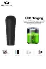 SMT2532 - Cốc thủ dâm tự động dài 22cm có 12 chế độ rung