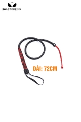 SMT420 - Roi da tình yêu với họa tiết cán cầm hoa văn màu đỏ dài 72cm