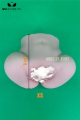 SMT443 - Mông giả silicon nguyên khối có âm đạo và hậu môn 5 size