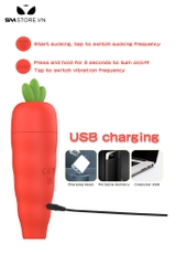 SMT2248 - Máy rung hút ngụy trang củ cà rốt có 10 tần số sạc điện