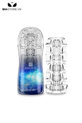 SMT1874 - Cốc thủ dâm trong suốt chất liệu silicon mềm dài 18cm