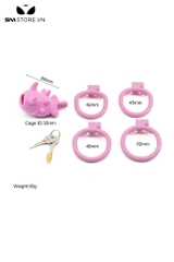 SMT2687 - Khóa trinh tiết đầu trâu bằng nhựa nắp nồi dài 6cm