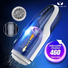 SMT2950 - Cốc thủ dâm silicon tự động rung thụt xoay có 10 tần số