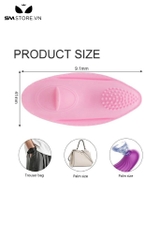 SMT1931 - Quần lót rung điều khiển từ xa có lưỡi liếm dài 9.7cm