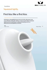 SMT1521 - Trứng rung hút ngụy trang thiên nga trắng có lưỡi liếm