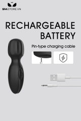 SMT2910 - Chày rung mini có 10 chế độ sạc điện dài 110mm