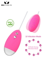 SMT1936 - Trứng rung silicon đơn có dây 10 tần số dài 5.5cm