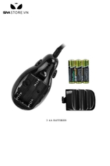 SMT1885 - Anal pump đầu dương vật giả có 5 chế độ rung dài 16cm