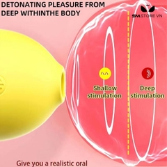 SMT3080 - Máy hút âm đạo ngụy trang quả chanh vàng có 10 tần số