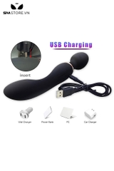 SMT1121 - Chày rung 2 đầu silicon với 10 chế độ dùng sạc dài 22cm