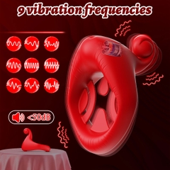 SMT2606 - Vòng rung đeo dương vật có 10 chế độ dài 4cm sạc điện