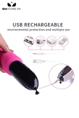 SMT2456 - Máy làm tình điều khiển từ xa có 10 kiểu rung sạc điện