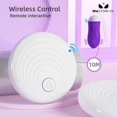 SMT2357 - Trứng rung điều khiển xa 10m có 10 chế độ dài 8.5cm